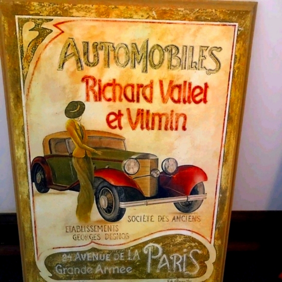 Tapestry XXL! Wall Art (large) "Automobile Club" 33"x53" - Picture 1 of 6